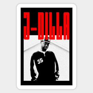 J Dilla -- Aesthetic Fan Art Design Magnet